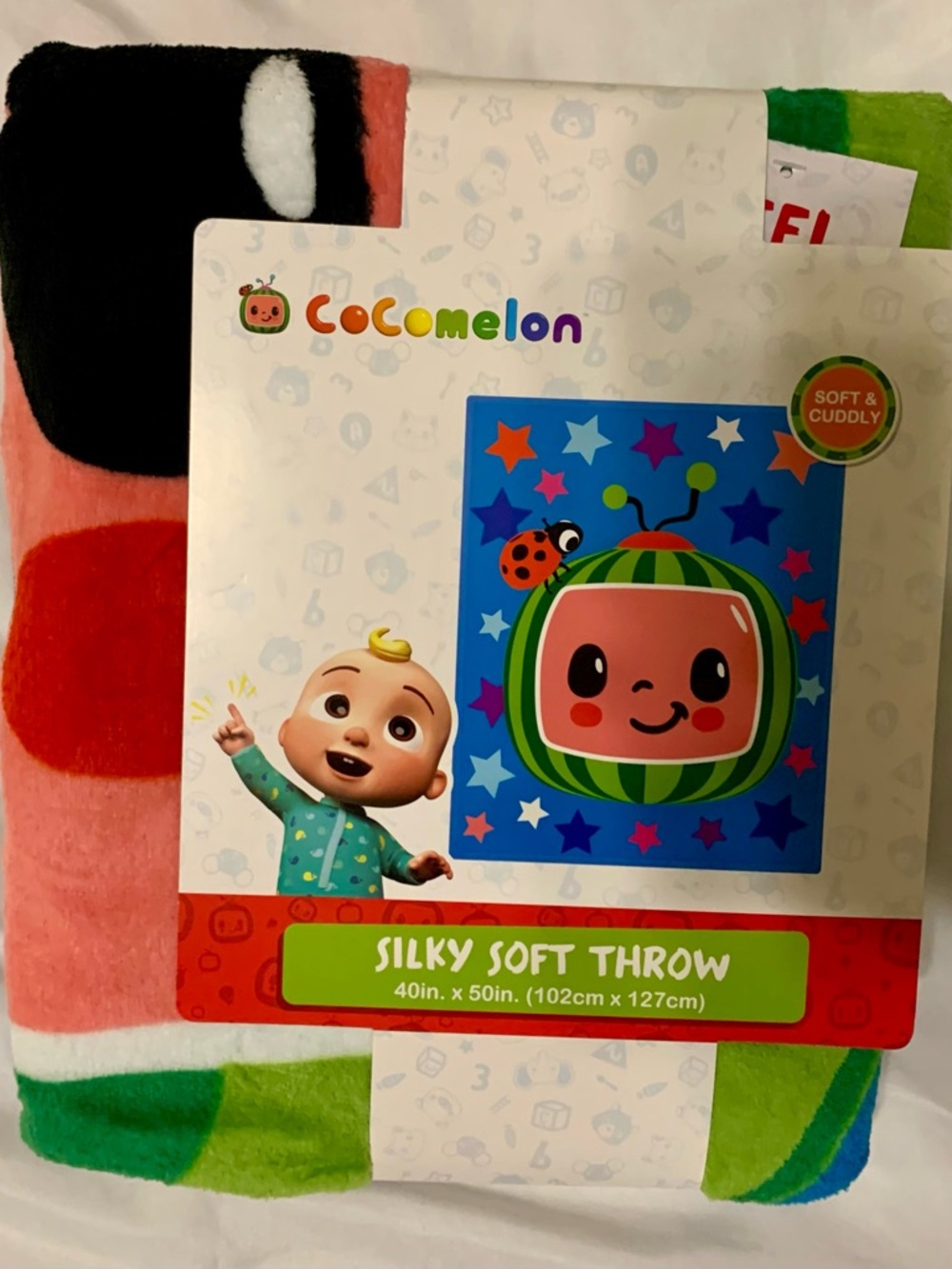 Cocomelon Silky Soft Throw Blanket 40in x 50in